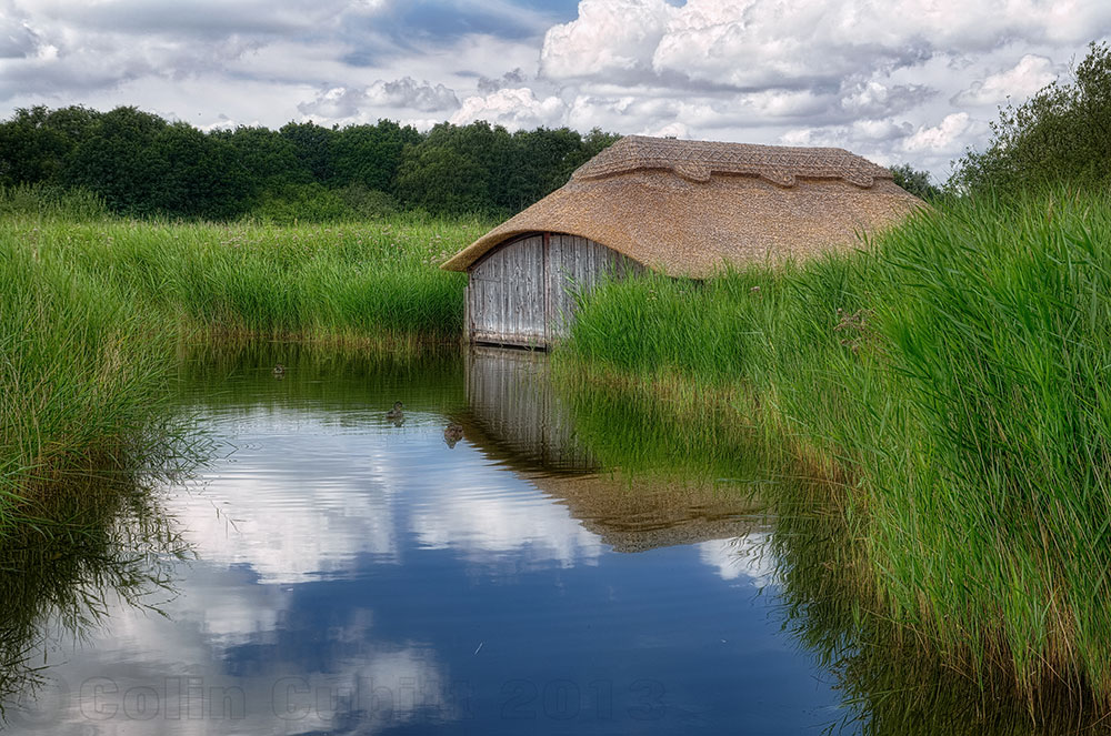 Thatched roof construction