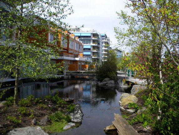 The Dockside Green Community on Vancouver Island