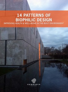 Terrapin recently released our latest publication, 14 Patterns of Biophilic Design.