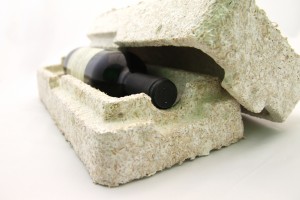 Ecovative's mycelium-based packing material. Copyright mycobond/Flickr.