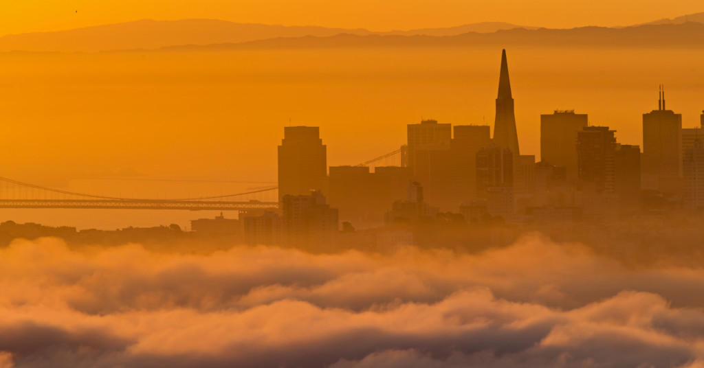 San Francisco, CA will likely experience a 2.7 degree increase in average temperature and sea level rise by 2050. Photo copyright David Yu/Flickr.