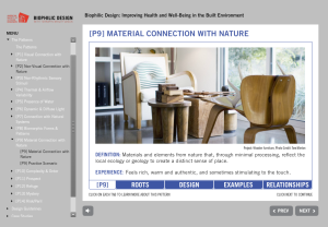 Snapshot of ASID's online course on biophilia