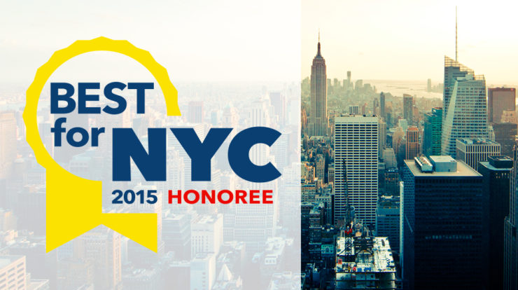 Terrapin Recognized as 2015 Best for NYC Honoree