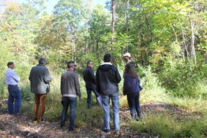 Staff from TBG, HH, and the WLP tour the site in the fall of 2016.