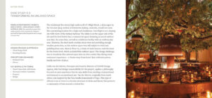 Snapshot of a typical case study in the Nature Inside book, including a narrative description and project photo.